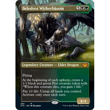 Image for Beledros Witherbloom (Borderless) (282) (STX) - Magic: The Gathering