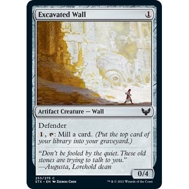Image for Excavated Wall (255) (STX) - Magic: The Gathering
