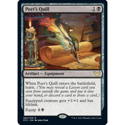 Image for Poet's Quill (82) (STX) - Magic: The Gathering