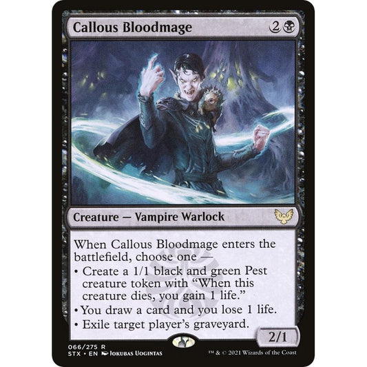 Image for Callous Bloodmage (66) (STX) - Magic: The Gathering