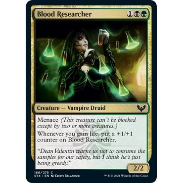 Image for Blood Researcher (166) (STX) - Magic: The Gathering
