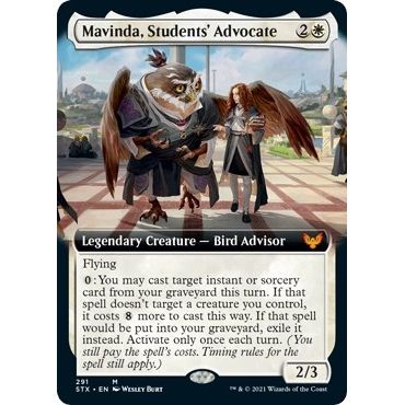 Image for Mavinda, Students' Advocate (Extended Art) (291) (STX) - Magic: The Gathering