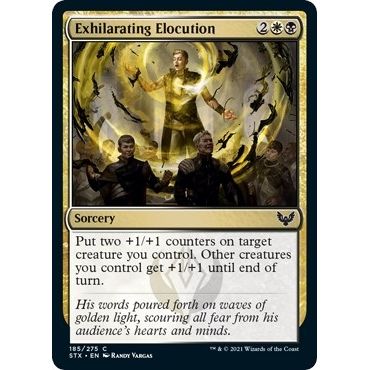 Image for Exhilarating Elocution (185) (STX) - Magic: The Gathering