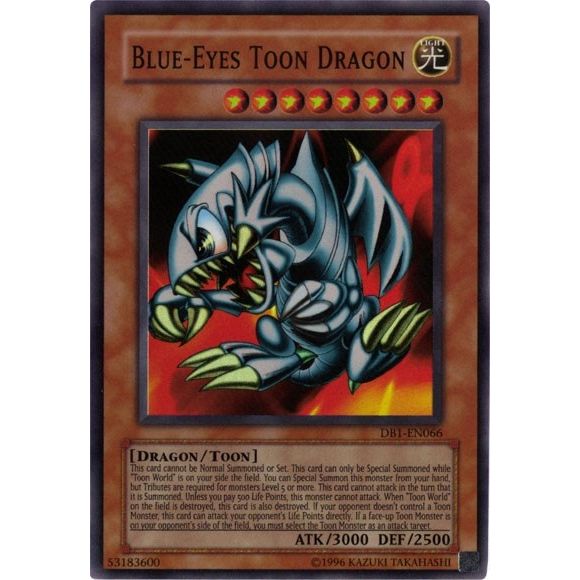 Image for Blue-Eyes Toon Dragon (DB1-EN066) (DB1) - YuGiOh