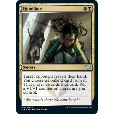 Image for Humiliate (193) (STX) - Magic: The Gathering