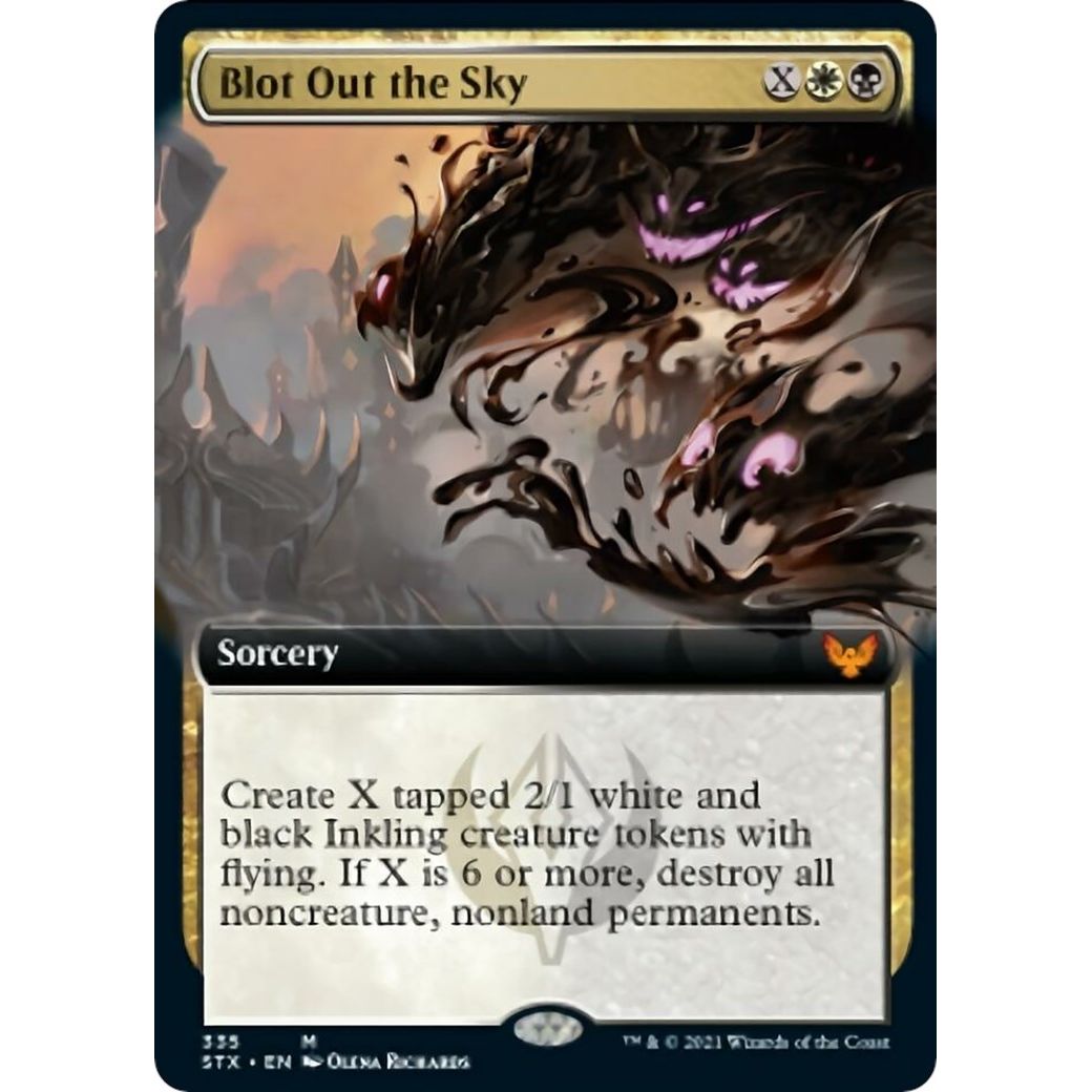 Image for Blot Out the Sky (Extended Art) (335) (STX) - Magic: The Gathering