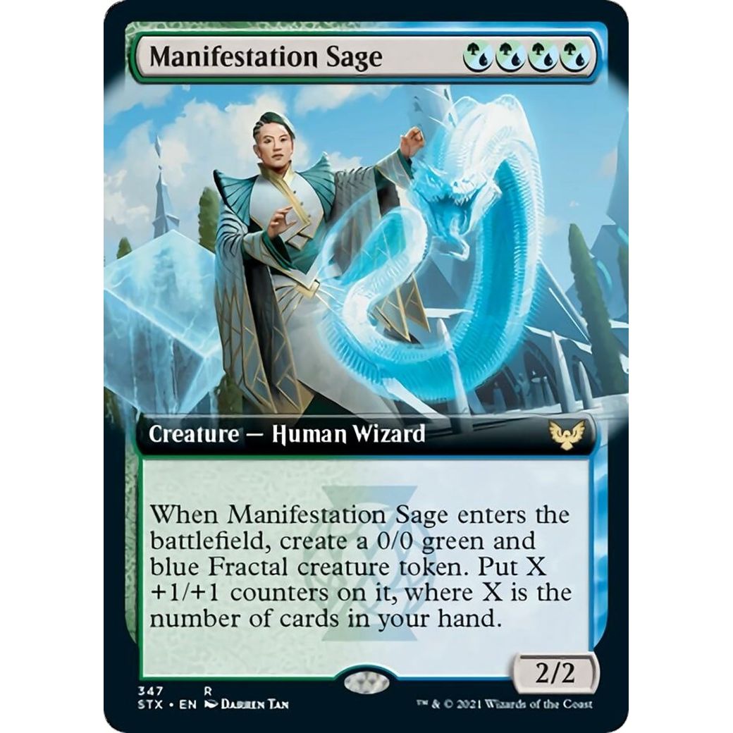 Image for Manifestation Sage (Extended Art) (347) (STX) - Magic: The Gathering