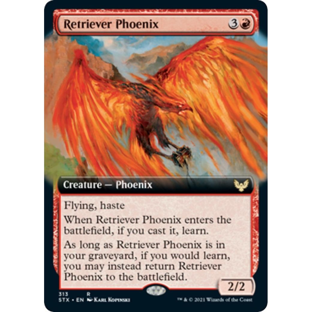 Image for Retriever Phoenix (Extended Art) (313) (STX) - Magic: The Gathering