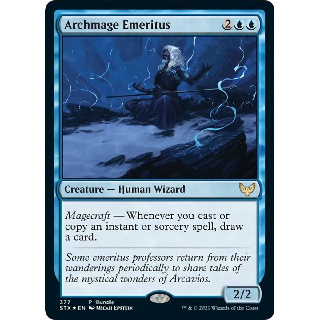 Image for Archmage Emeritus (STX Bundle) (377) (UMP) - Magic: The Gathering