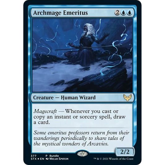 Image for Archmage Emeritus (STX Bundle) (377) (UMP) - Magic: The Gathering
