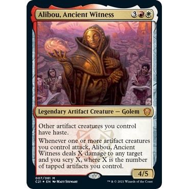 Image for Alibou, Ancient Witness (7) (C21) - Magic: The Gathering