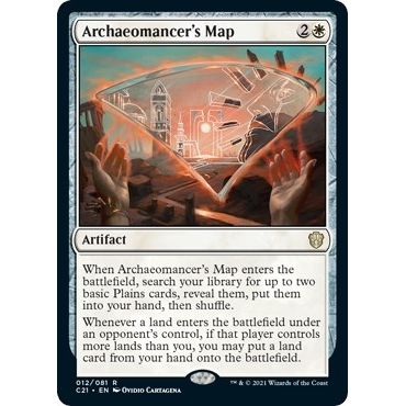 Image for Archaeomancer's Map (12) (C21) - Magic: The Gathering