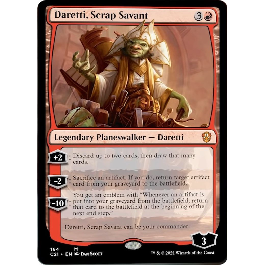 Image for Daretti, Scrap Savant (164) (C21) - Magic: The Gathering