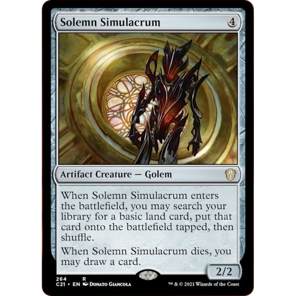 Image for Solemn Simulacrum (264) (C21) - Magic: The Gathering