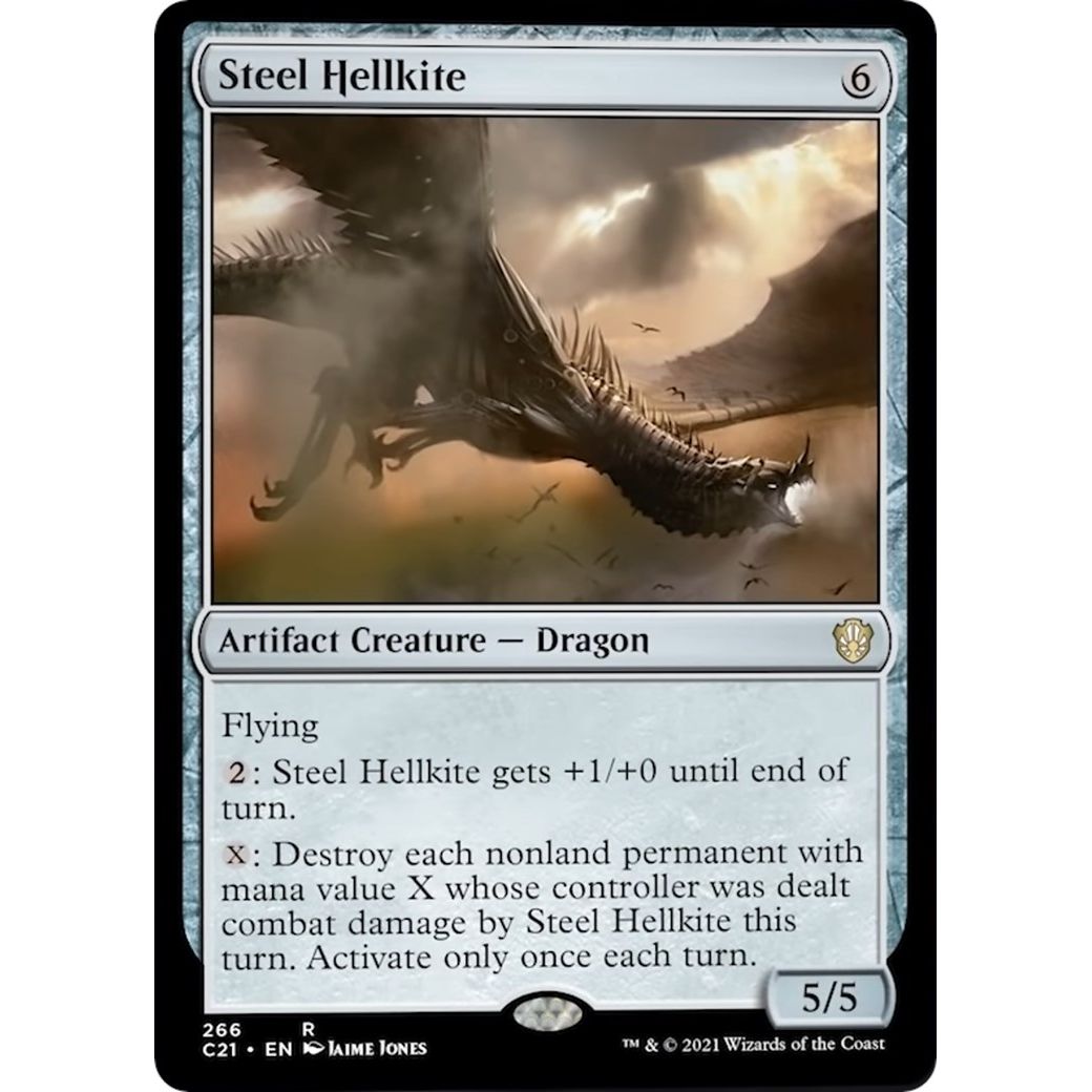 Image for Steel Hellkite (266) (C21) - Magic: The Gathering