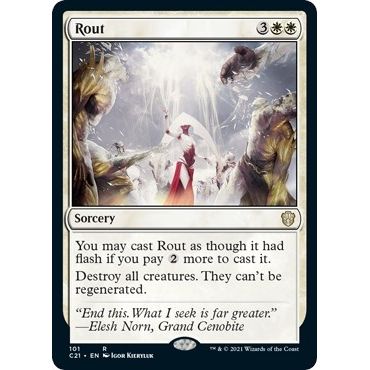 Image for Rout (101) (C21) - Magic: The Gathering