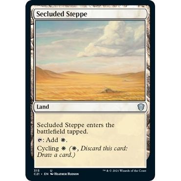 Image for Secluded Steppe (315) (C21) - Magic: The Gathering