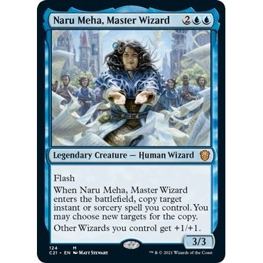 Image for Naru Meha, Master Wizard (124) (C21) - Magic: The Gathering