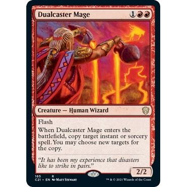 Image for Dualcaster Mage (165) (C21) - Magic: The Gathering