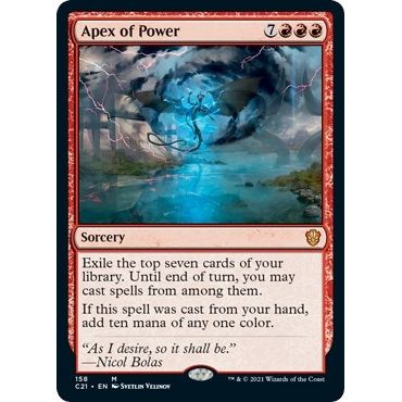 Image for Apex of Power (158) (C21) - Magic: The Gathering