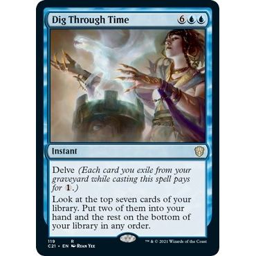 Image for Dig Through Time (119) (C21) - Magic: The Gathering