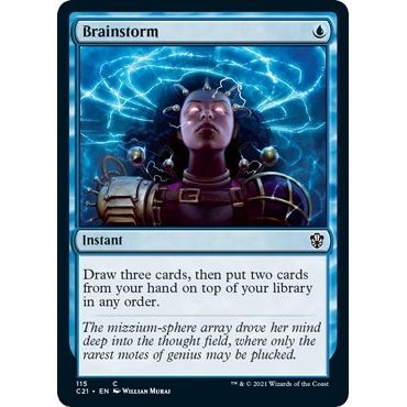 Image for Brainstorm (115) (C21) - Magic: The Gathering
