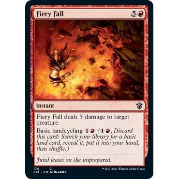 Image for Fiery Fall (170) (C21) - Magic: The Gathering