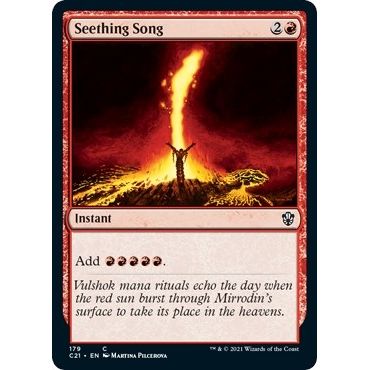 Image for Seething Song (179) (C21) - Magic: The Gathering