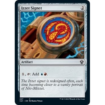 Image for Izzet Signet (247) (C21) - Magic: The Gathering