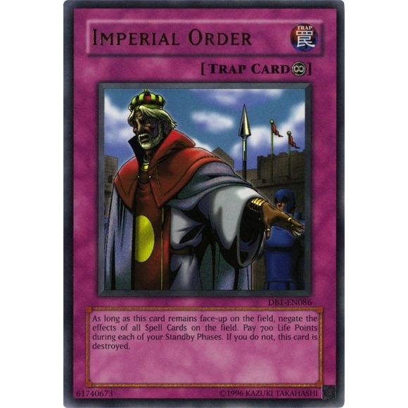 Image for Imperial Order (DB1-EN086) (DB1) - YuGiOh
