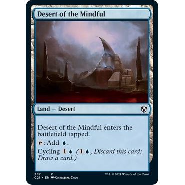 Image for Desert of the Mindful (287) (C21) - Magic: The Gathering