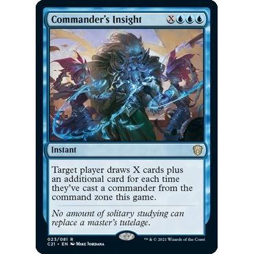 Image for Commander's Insight (23) (C21) - Magic: The Gathering