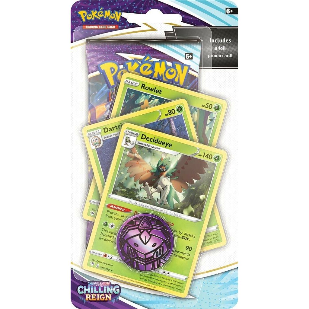 Image for Chilling Reign Premium Checklane Blister [Decidueye] - Pokemon