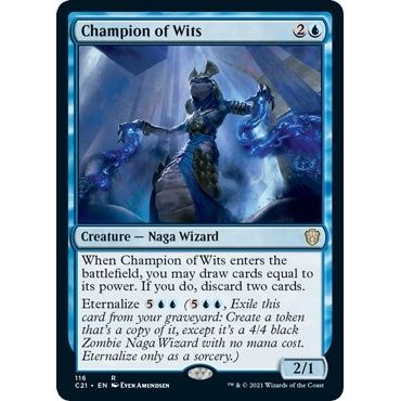 Image for Champion of Wits (116) (C21) - Magic: The Gathering