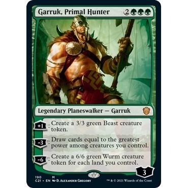 Image for Garruk, Primal Hunter (190) (C21) - Magic: The Gathering