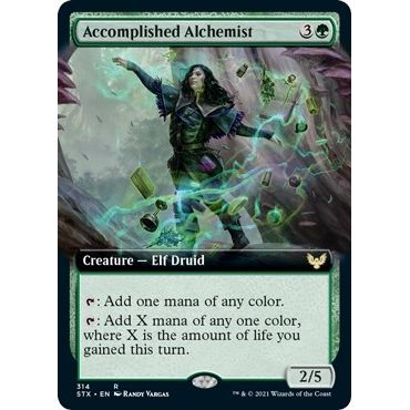 Image for Accomplished Alchemist (Extended Art) (314) (STX) - Magic: The Gathering
