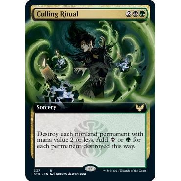 Image for Culling Ritual (Extended Art) (337) (STX) - Magic: The Gathering