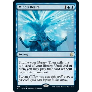 Image for Mind's Desire (123) (C21) - Magic: The Gathering
