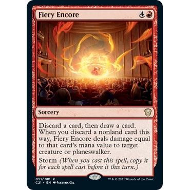 Image for Fiery Encore (51) (C21) - Magic: The Gathering
