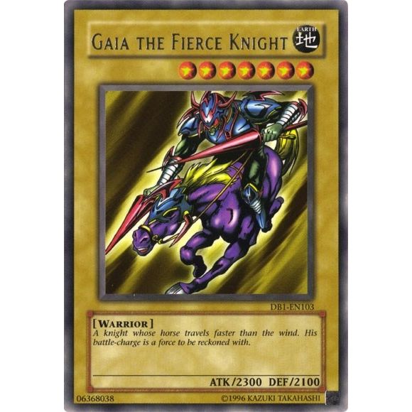 Image for Gaia The Fierce Knight (DB1-EN103) (DB1) - YuGiOh