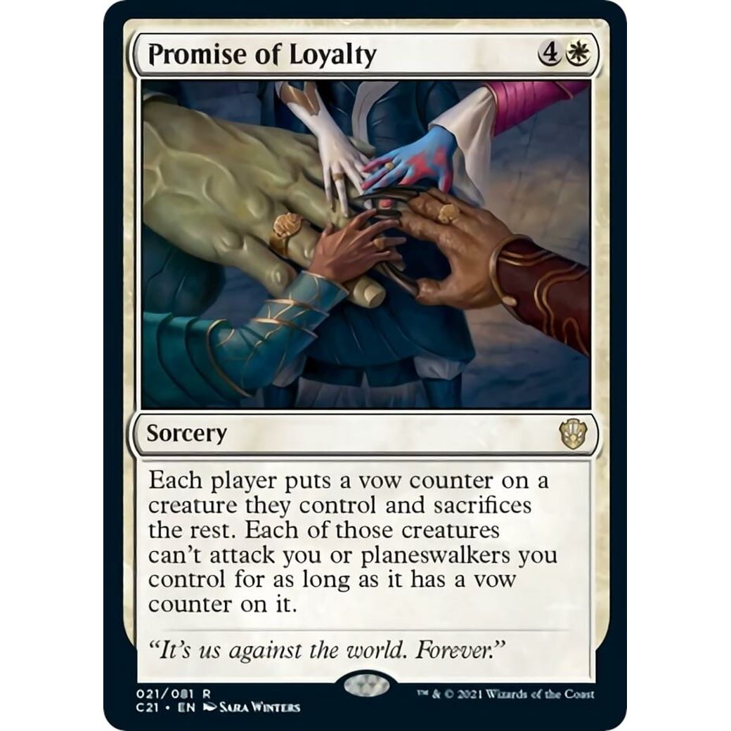 Image for Promise of Loyalty (21) (C21) - Magic: The Gathering