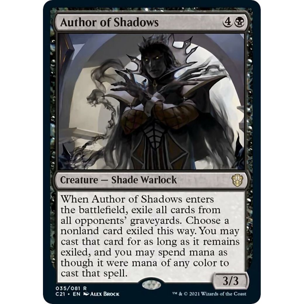 Image for Author of Shadows (35) (C21) - Magic: The Gathering