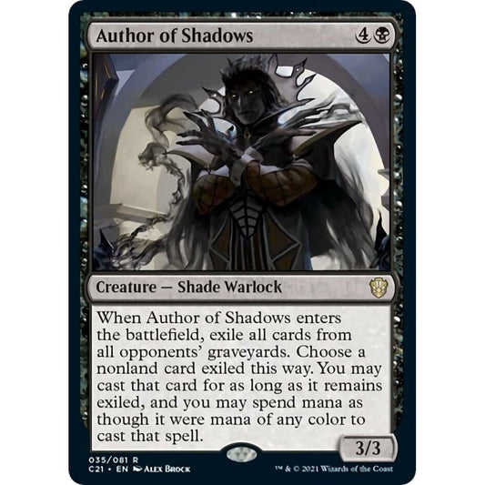 Image for Author of Shadows (35) (C21) - Magic: The Gathering