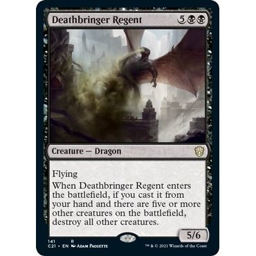 Image for Deathbringer Regent (141) (C21) - Magic: The Gathering