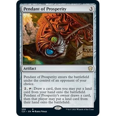 Image for Pendant of Prosperity (256) (C21) - Magic: The Gathering