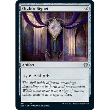 Image for Orzhov Signet (254) (C21) - Magic: The Gathering