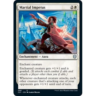 Image for Martial Impetus (96) (C21) - Magic: The Gathering