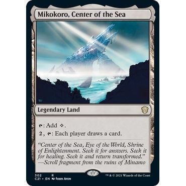 Image for Mikokoro, Center of the Sea (302) (C21) - Magic: The Gathering