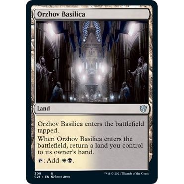 Image for Orzhov Basilica (308) (C21) - Magic: The Gathering