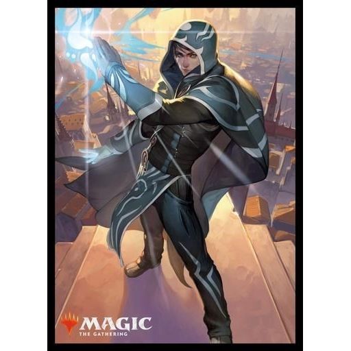 Image for Magic: The Gathering Player's Card Sleeve - War of the Spark - Jace, Wielder of Mysteries (80-Pack) - Card Sleeves
